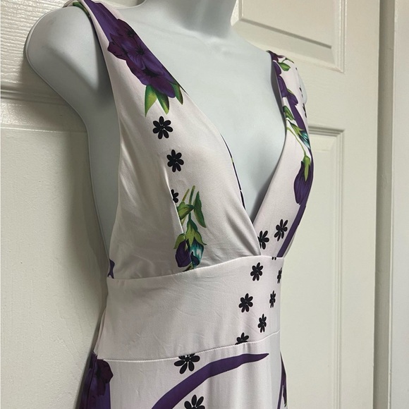 IB Diffusion Purple Floral Maxi Dress - Picture 4 of 12